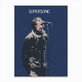 Supersonic Liam Gallagher Oasis Canvas Print