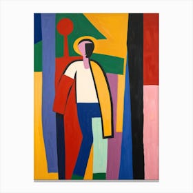 Man Walking Canvas Print