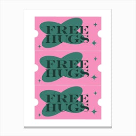 Free Hugs Canvas Print