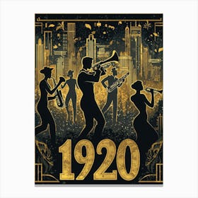 Aihrgdesign A Vintage Poster Celebrating The Start Of The Roa 3cf0dae7 12ed 4f8e Bc97 5d257e6c5bea 2 Canvas Print