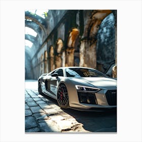 Audi R8 V10 Wallpaper Canvas Print