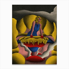 A Nightmare of Primary Colors Canvas Print