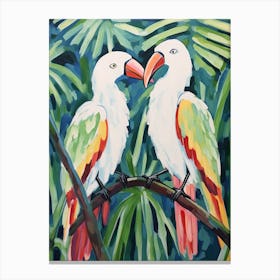 Two Parrots Canvas Print