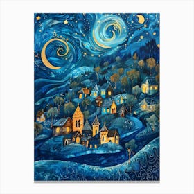 Starry Night 6 Canvas Print