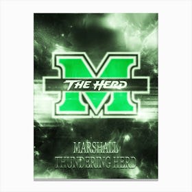 Marshall Thundering Herd Canvas Print