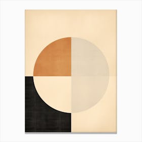 'Circle' Bauhaus Canvas Print