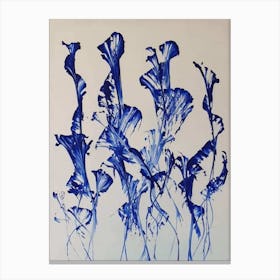 Blue Flowers Canvas Print