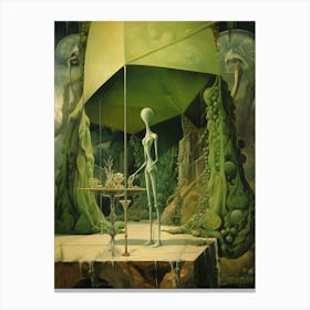 The Green Surreal Canvas Print