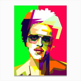 Bruno Mars Die With A Smile Pop Art WPAP Canvas Print