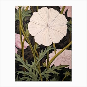 Flower Illustration Phlox 4 Canvas Print