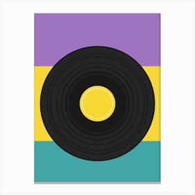 Record Player Icon Canvas Print