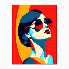 Elegant Pop Art USA Symbolism Canvas Print