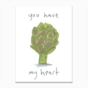 You Have My Heart Canvas Print