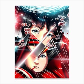 Fantasy Samurai Girl Canvas Print