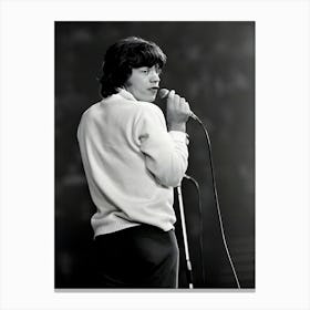 Rolling Stones Lead Singer Mick Jagger Canvas Print