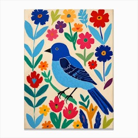 Bluebird Canvas Print