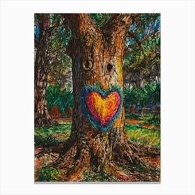 Heart Tree 1 Canvas Print