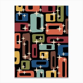 Mid Century Modern Abstraction 1 Canvas Print