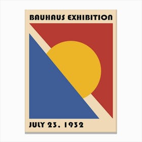 Bauhaus Exhibition 3 Leinwandbild