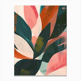 Abstract Leaf Painting 2 Canvas Print