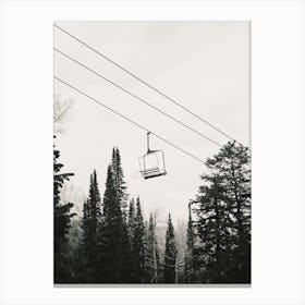 Modern Ski Lift Canvas Print