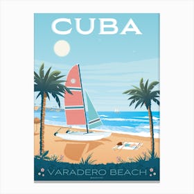 Cuba Varadejo Beach Canvas Print
