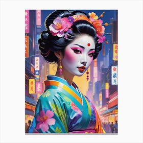 Geisha 182 Canvas Print