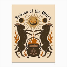 Season Of The Witch Canvas Print