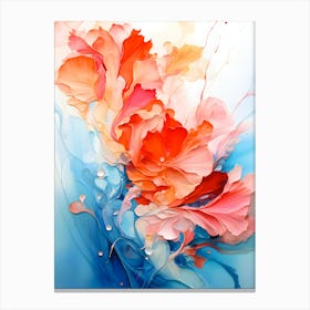 Abstract Of Flowers Canvas Print