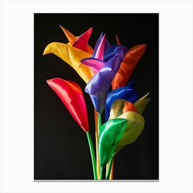 Bright Inflatable Flowers Heliconia 2 Canvas Print