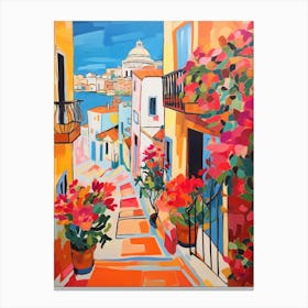 Alicante Spain 2 Fauvist Painting Canvas Print