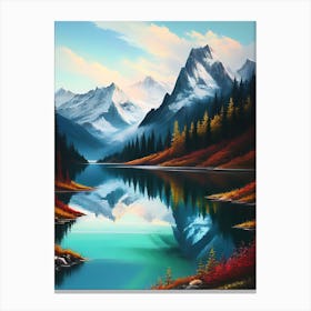 Mountain Lake 12 Canvas Print