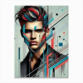 Coll Avant-Garde Portrait Canvas Print