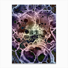 Watercolor Abstraction Microcosm Canvas Print