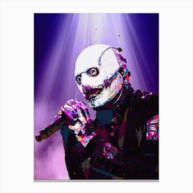 Corey Taylor Mask Perform Canvas Print