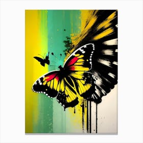 Butterfly Stock Videos And Royalty-Free Footage 1 Canvas Print