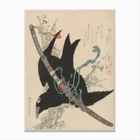 A Comparison Of Genroku Poems And Shells, Katsushika Hokusai 24 Canvas Print