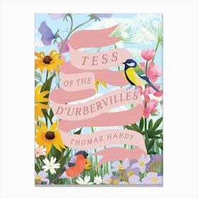 Book Cover - Tess Of The d'Urbevilles by Thomas Hardy Canvas Print