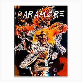 Paramore band music Canvas Print