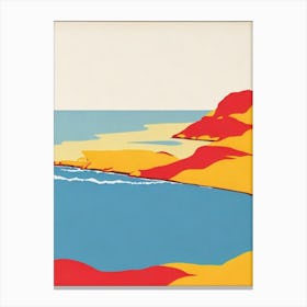 Laguna Beach California Midcentury Canvas Print