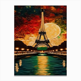 Paris Eiffel Tower 3 Canvas Print