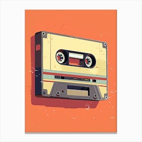 Cassette Tape Wall Art Canvas Print