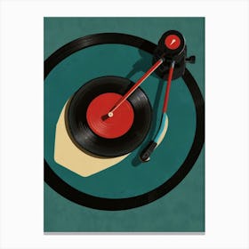 Vinyl Record 17 Canvas Print