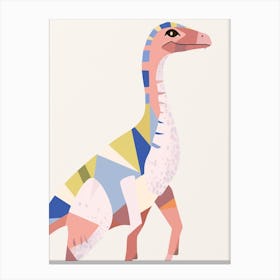 Nursery Dinosaur Art Utahraptor 1 Canvas Print