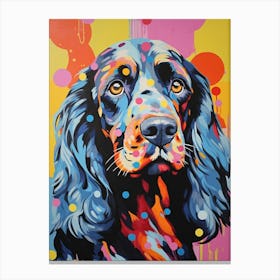 Cocker Spaniel Pop Art Inspired 1 Canvas Print