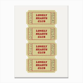 Lonely Hearts Canvas Print
