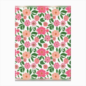 Floral Pattern 19 Canvas Print