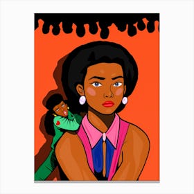 Gossip Folks Canvas Print