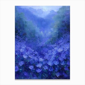 Blue Flowers 79 Canvas Print