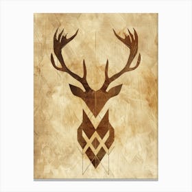 Deer Head 9 Canvas Print